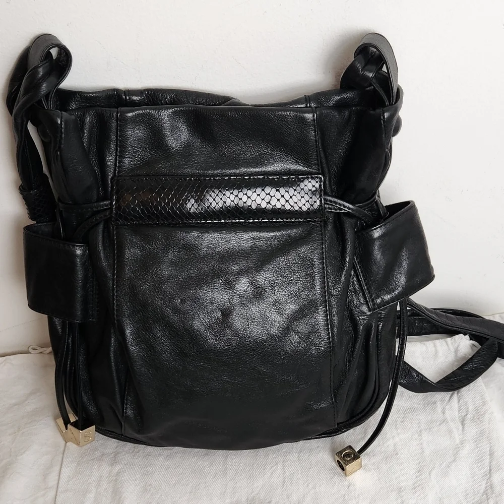 Chloe Snakeskin Leather Bucket Purse - Picture 2 of 15